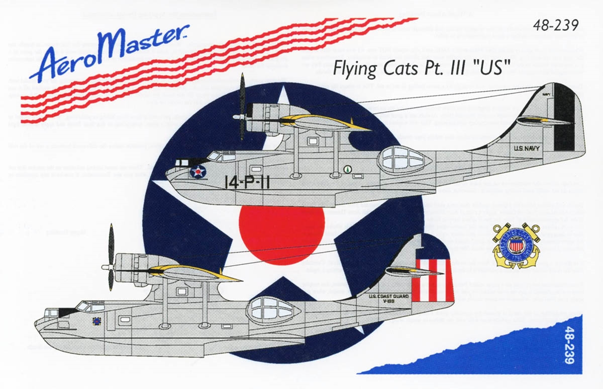 AeroMaster #48-239 1/48 Flying Cats Part III 'US' - PBY-5