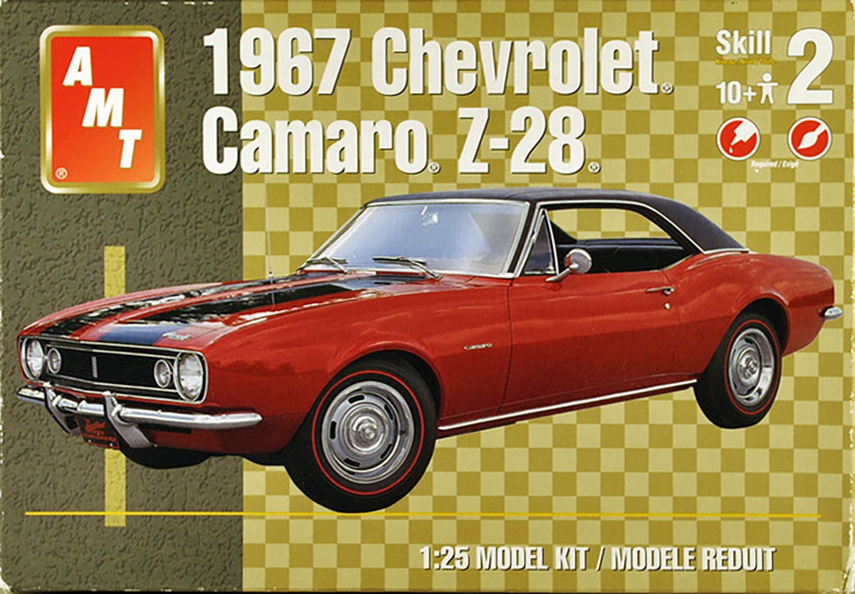 AMT 1967 Chevy Camaro Z28 Car Model Kit