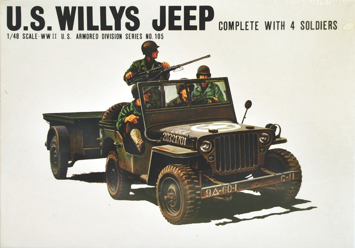 Bandai #058284 1/48 U.S. Willys Jeep