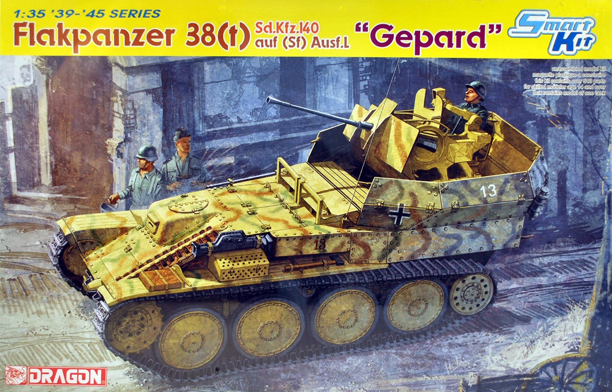 DML/Dragon #6469 1:35 Flakpanzer 38(t) Sd.Kfz. 140 auf (Sf) Ausf. L - Gepard