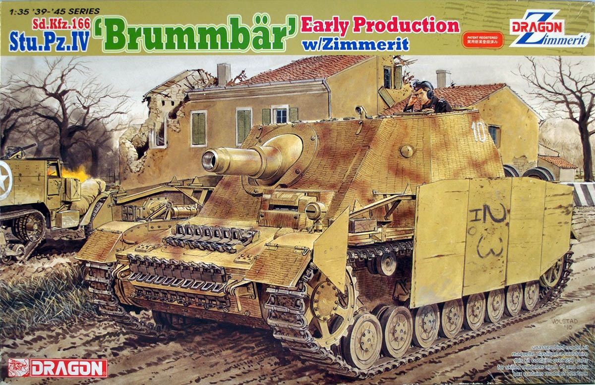 DML/Dragon #6596 1:35 Brummbar Early Production w / Zimmerit