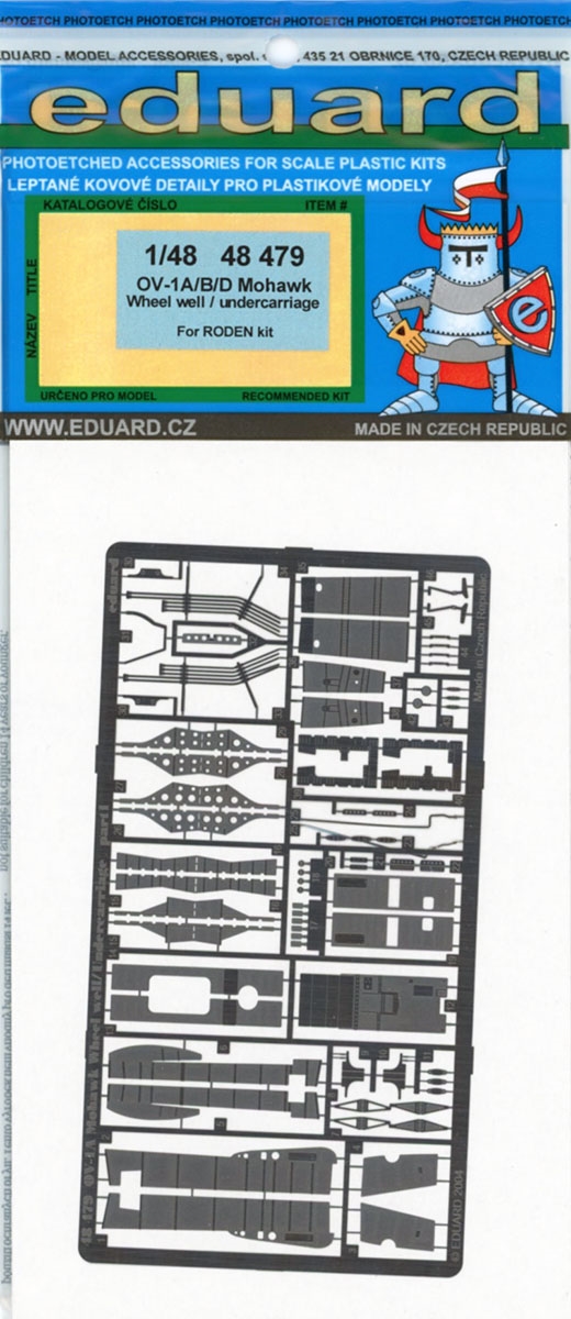 Eduard #48479 1/48 OV-1A/B/D Mohawk Undercarriage