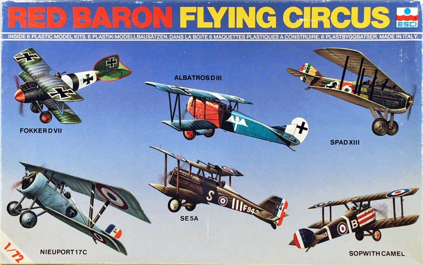 Esci #9025 1/72 Red Baron Flying Circus