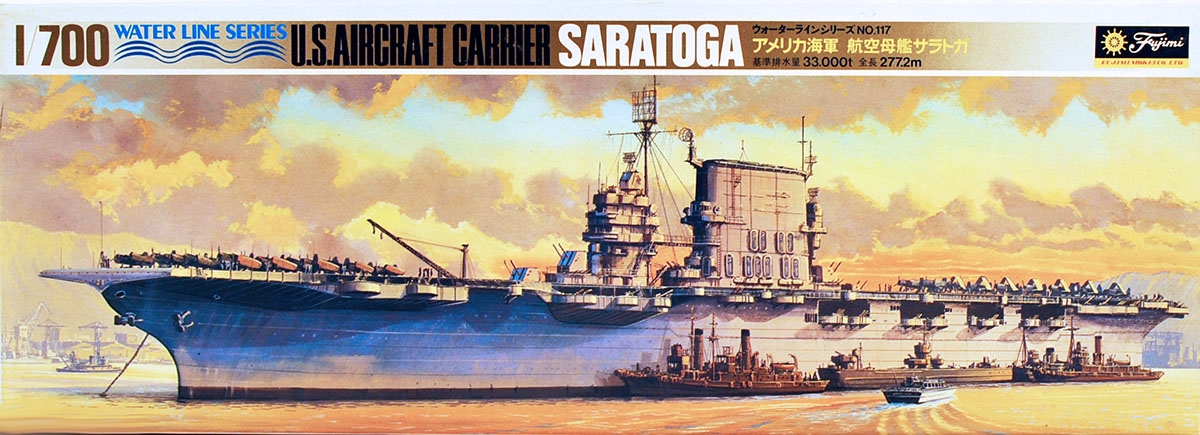 Fujimi #A117 1/700 US Aircraft Carrier Saratoga