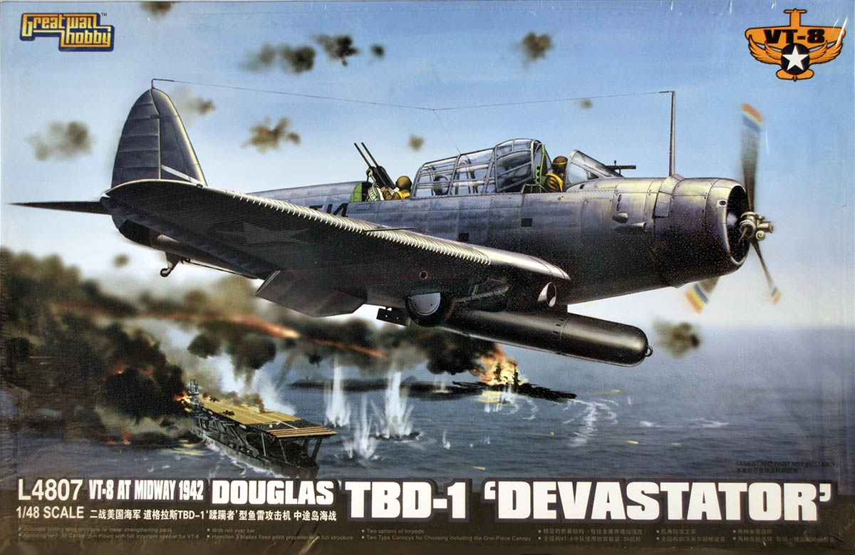 Great Wall Hobby #L4807 1/48 TBD-1 Devastator