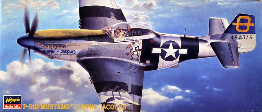 Hasegawa #AP20 1/72 P-51D Mustang 'Jumpin' Jacques'