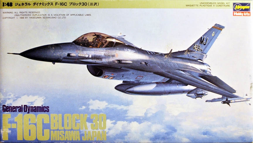 Hasegawa #V4 1/48 F-16C Block 30 - Misawa Japan