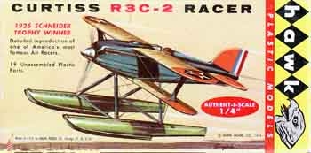 Hawk #620 1/48 Curtiss R3C-2 Racer