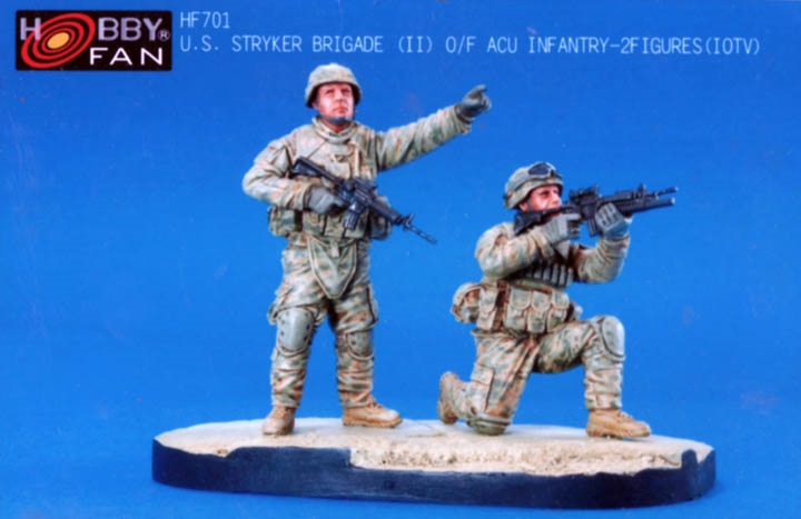 Hobby Fan #HF701 1/35 US Stryker Brigrade ACU Infantry & IOTV - OIF