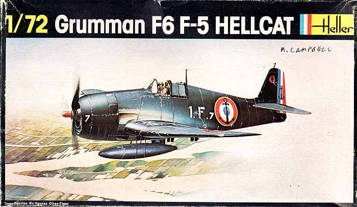 Heller 272 1/72 Grumman F6F-5 Hellcat