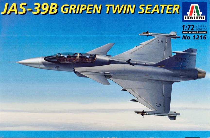 Italeri #1216 1/72 Saab JAS-39B Gripen Twin Seater