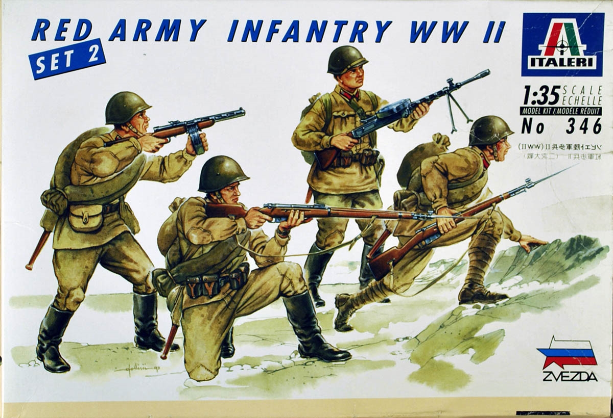 Italeri #346 1/35 Red Army Infantry WWII - Set 2