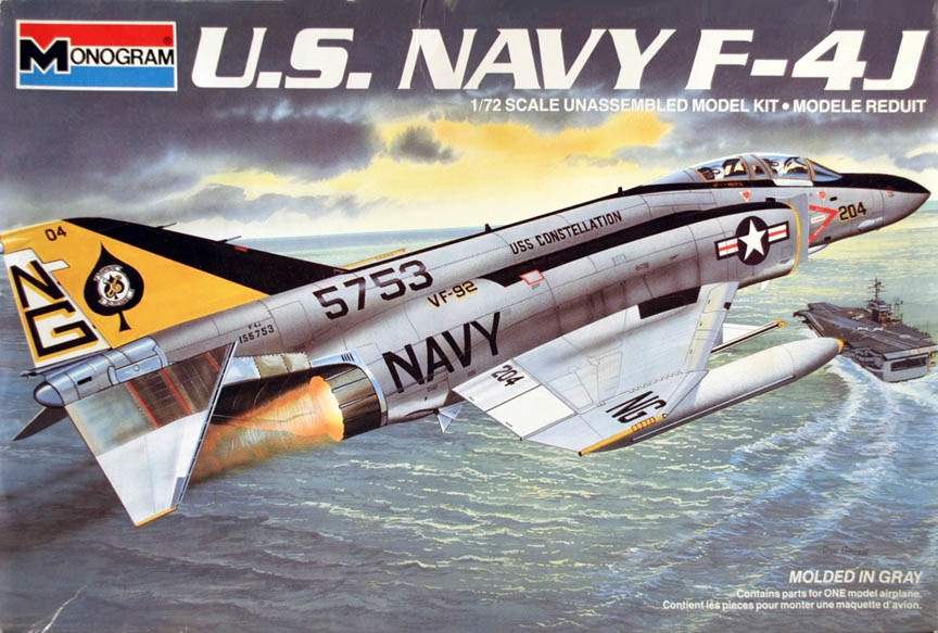 Monogram #5440 1/72 US Navy F-4J Phantom