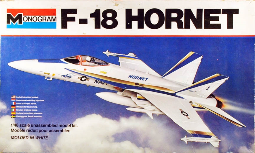 Monogram #5802 1/48 F-18 Hornet - Prototype