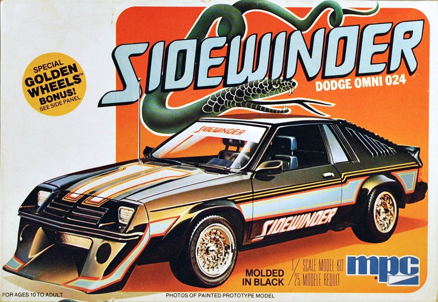 MPC #0815 1/25 1981 Dodge Omni 024 Sidewinder