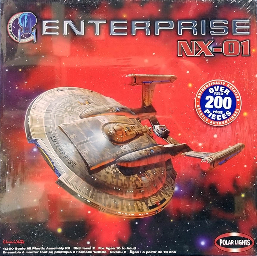 POLAR LIGHTS #4201 1/350 STAR TREK ENTERPRISE NX-01