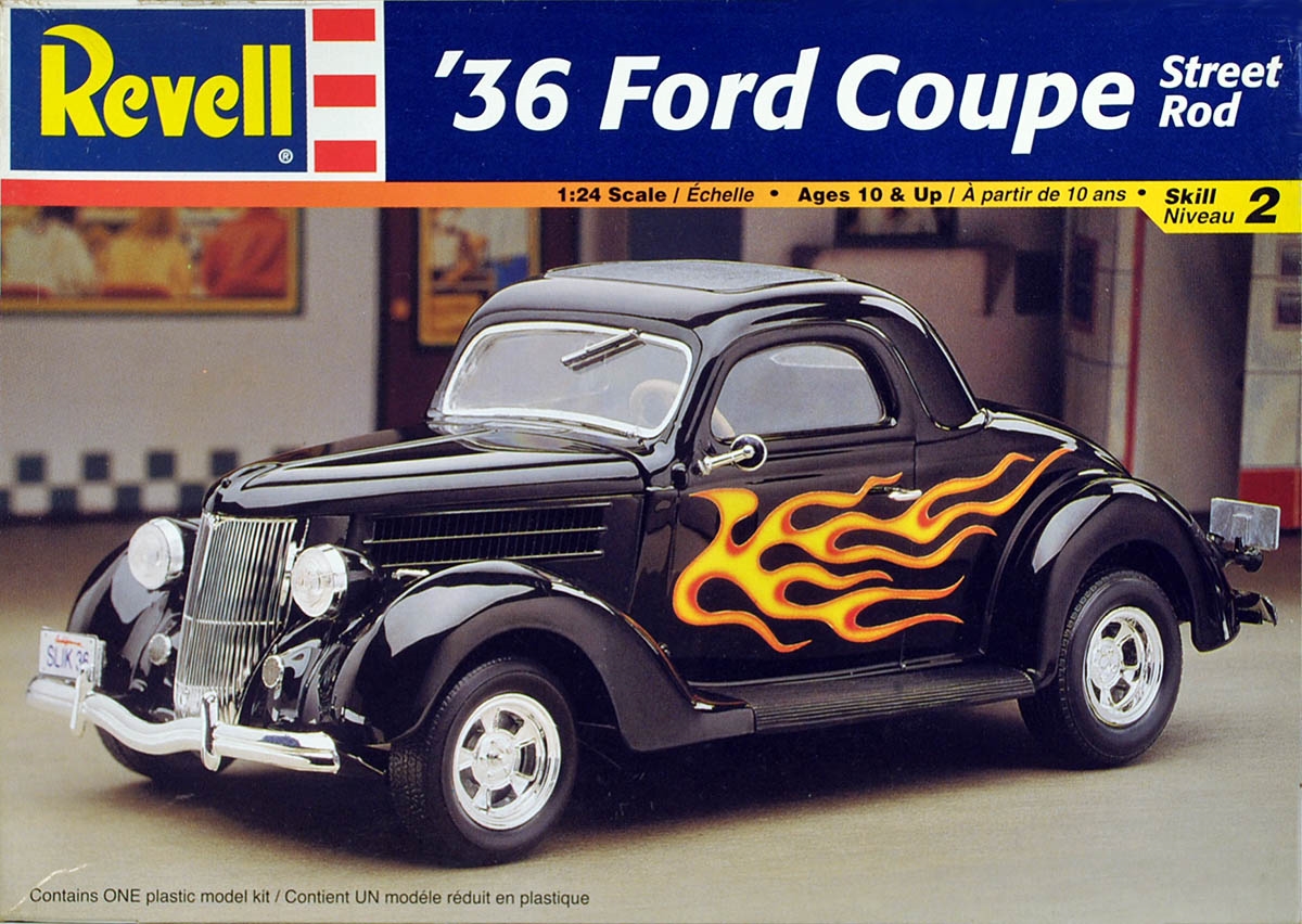 Revell #85-2595 1/24 '36 Ford Coupe Street Rod