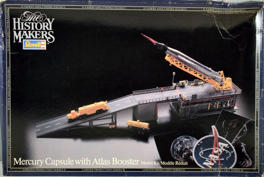 REVELL #8647 1/110 Mercury Capsule with Atlas Booster