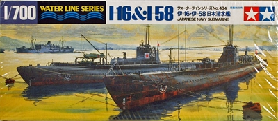 Tamiya #31434 1/700 Japanese Navy Submarine I-16 & I-58