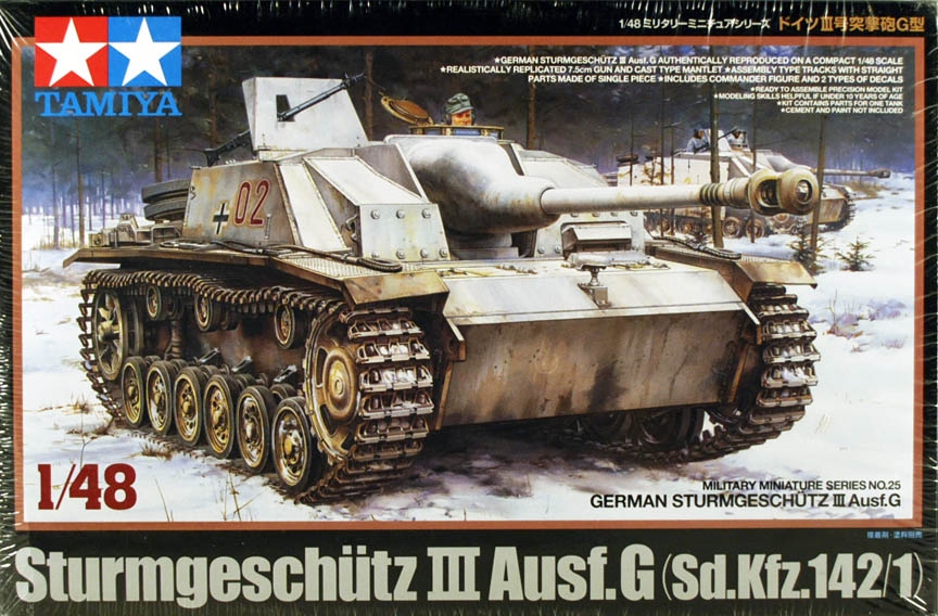 Tamiya #32525 1/48 Sturmgeschutz III Ausf.G - Sd.Kfz.142/1