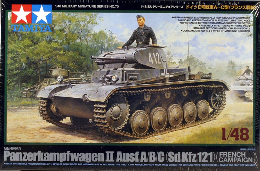 Tamiya #32570 1/48 Panzerkampfwagen II Ausf.A/B/C - French Campaign