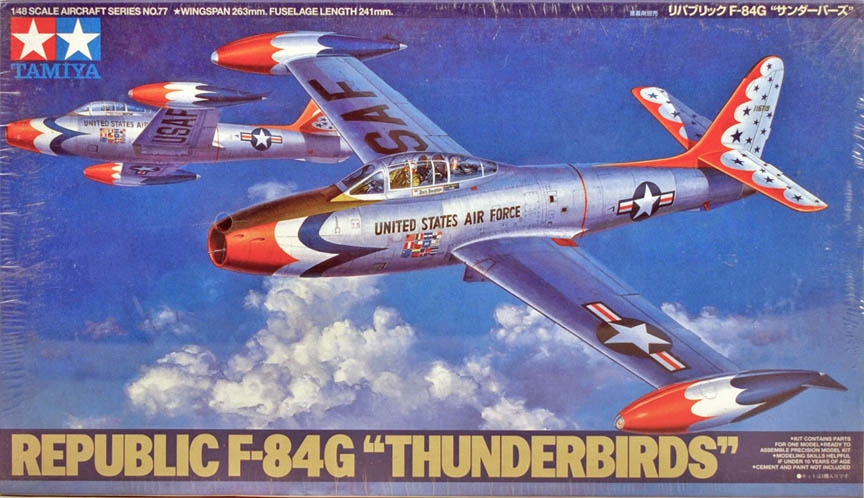 Tamiya #61077 1/48 Republic F-84G 'Thunderbirds'