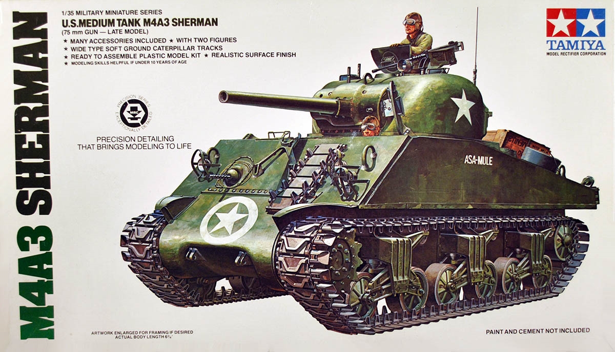 Tamiya #mm222 1:35 M4a3 Sherman Medium Tank