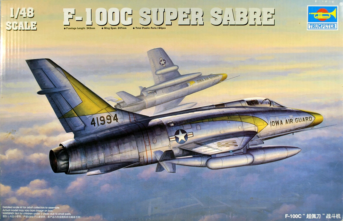 Trumpeter #02838 1/48 F-100C Super Sabre