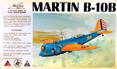 Williams Brothers #72-210 1/72 Martin B-10B